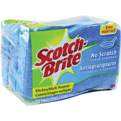 3M 3M MMMMP3CT Scotch-Brite No Scratch Scrub Sponges (3/Pack, 8/Carton)