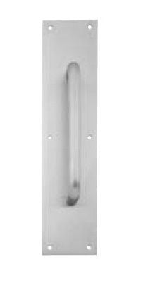 IVES Ives 8302828315 Straight Pull Round Bar with Plate Aluminum
