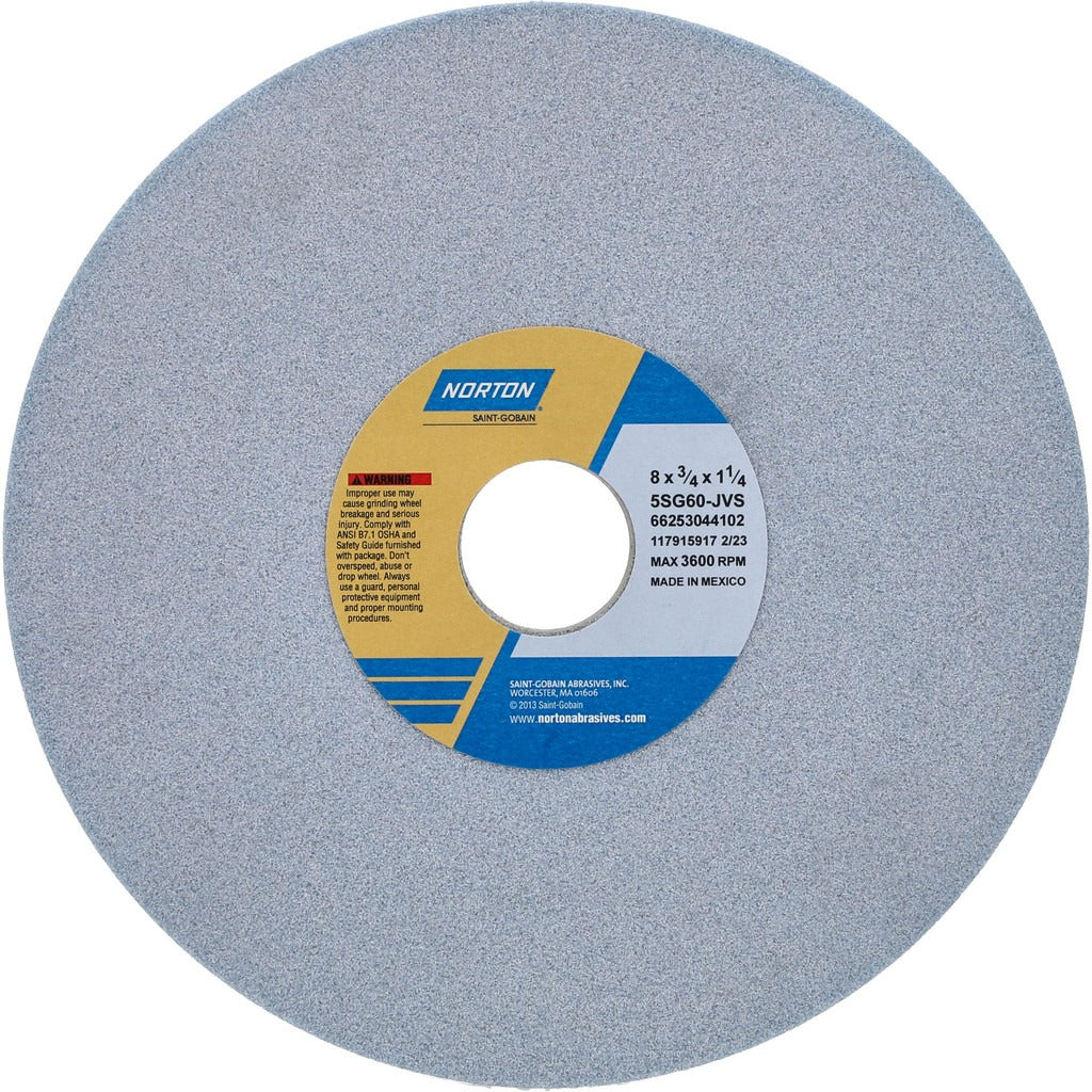 NORTON Norton 66253044102 Surface Grinding Wheel 8in 60 Grit