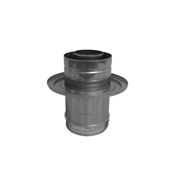 NORITZ Noritz CWF-F Concentric Straight Vent Pipe With Wall Flange 9 in (Replaces CWF)