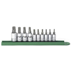 GEARWRENCH Gearwrench 80722 Torx Bit Socket Set 10 Pc T10-T55