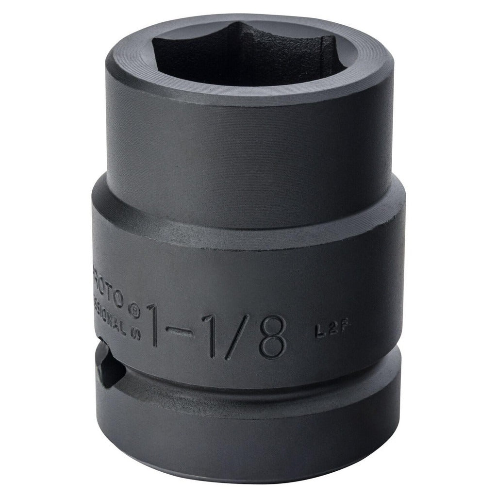 PROTO Proto J10018 Impact Socket 1 in Drive 1-1/8 in 6-point