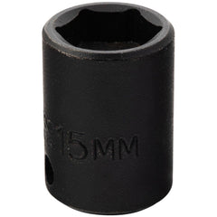 PROTO Proto J7215MHF Impact Socket 3/8 in Drive 15mm 6-point