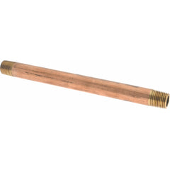 MERIT BRASS Merit Brass 2004-600BSPT Brass Pipe Nipple 6 in 1/4 Bspt