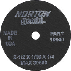 NORTON Norton 66243510640 Cut-off Wheel 2.5 in Aluminum Oxide