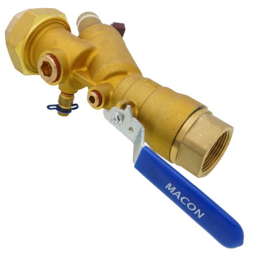 MACON Macon MBP-SV-125F125F Combination Strainer and Shut-Off Valve (1-1/4 inch FPT)