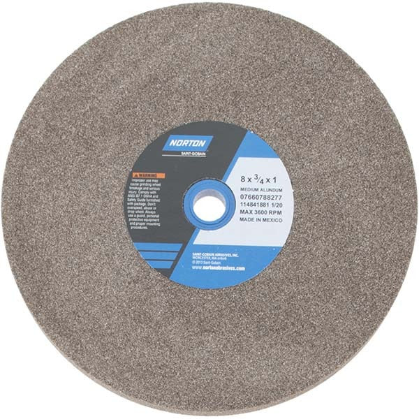 NORTON Norton 07660788277 Bench Pedestal Grinding Wheel 8 in 60/80