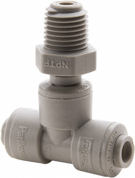 PARKER Parker A6MTS6-MG Male Swivel Branch Tee 3/8 in Od Nptf
