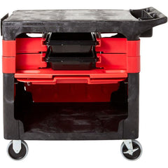 RUBBERMAID Rubbermaid FG618088BLA Trades Tool Utility Cart 330 Lb
