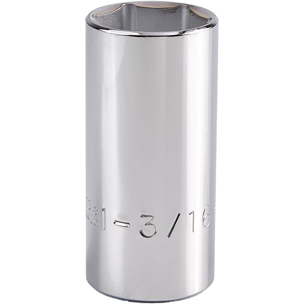 PROTO Proto J5338H Deep Hand Socket 1-3/16 in 1/2 Drive 6-point