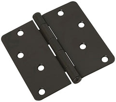 NATIONAL HARDWARE National Mfg N830-432 4 in Full Mortise Hinge Black 15 Pack