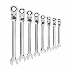 GEARWRENCH Gearwrench 85798 Ratcheting Combination Wrench Set 8 Pc Sae