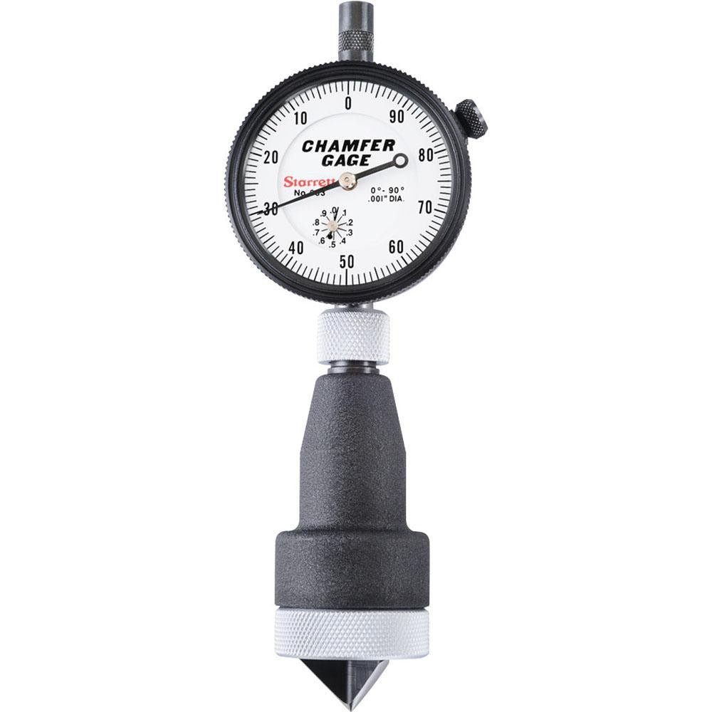 STARRETT Starrett 63686 Internal Chamfer Gage 0-1 in 3-blade