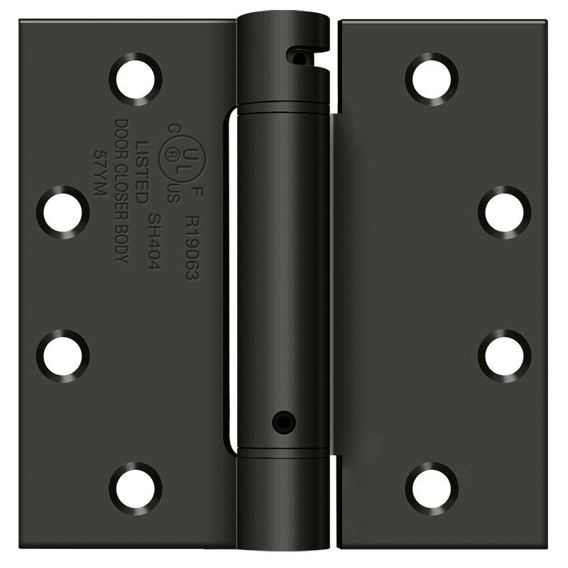 DELTANA Deltana DSH45U10B Spring Hinge 4.5x4.5 Oil Rubbed Bronze