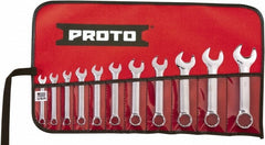 PROTO Proto J1200ES-11 Stubby Combo Wrench Set 11 Pc Inch