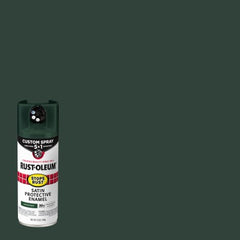 RUST-OLEUM Rust-oleum 376874 Stops Rust Spray Paint Satin Hunter Green 12 Oz