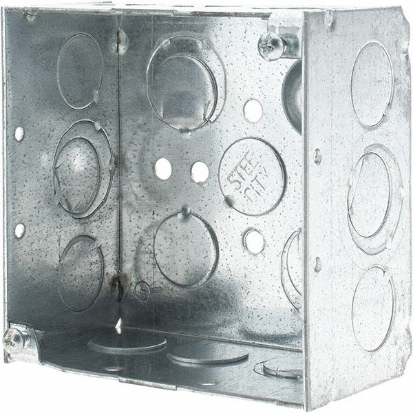THOMAS & BETTS Thomas Betts 52171-1/2+3/4-E Square Junction Box 2 Gang