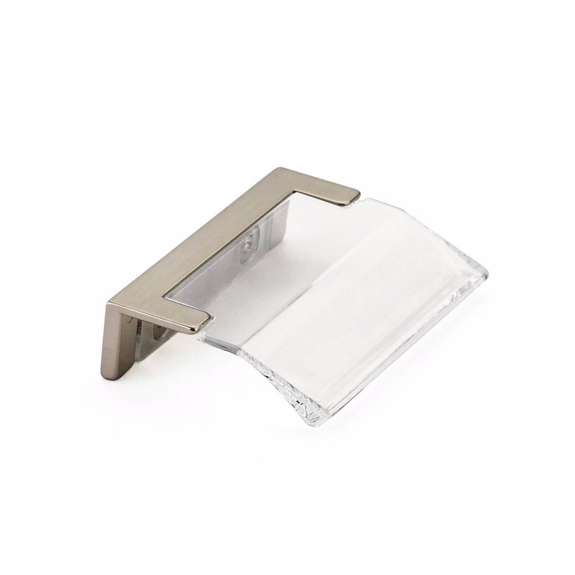SCHAUB Schaub 323-15-CL Cabinet Edge Pull Satin Nickel Positano