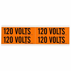 BRADY Brady 44204 Voltage Marker 120 Volts (4.125 in) 152349