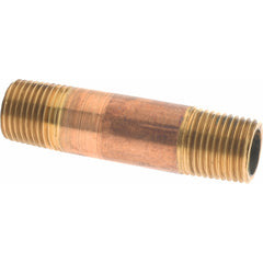 MERIT BRASS Merit Brass 2002-150BSPT Brass Pipe Nipple 1/8 Bspt