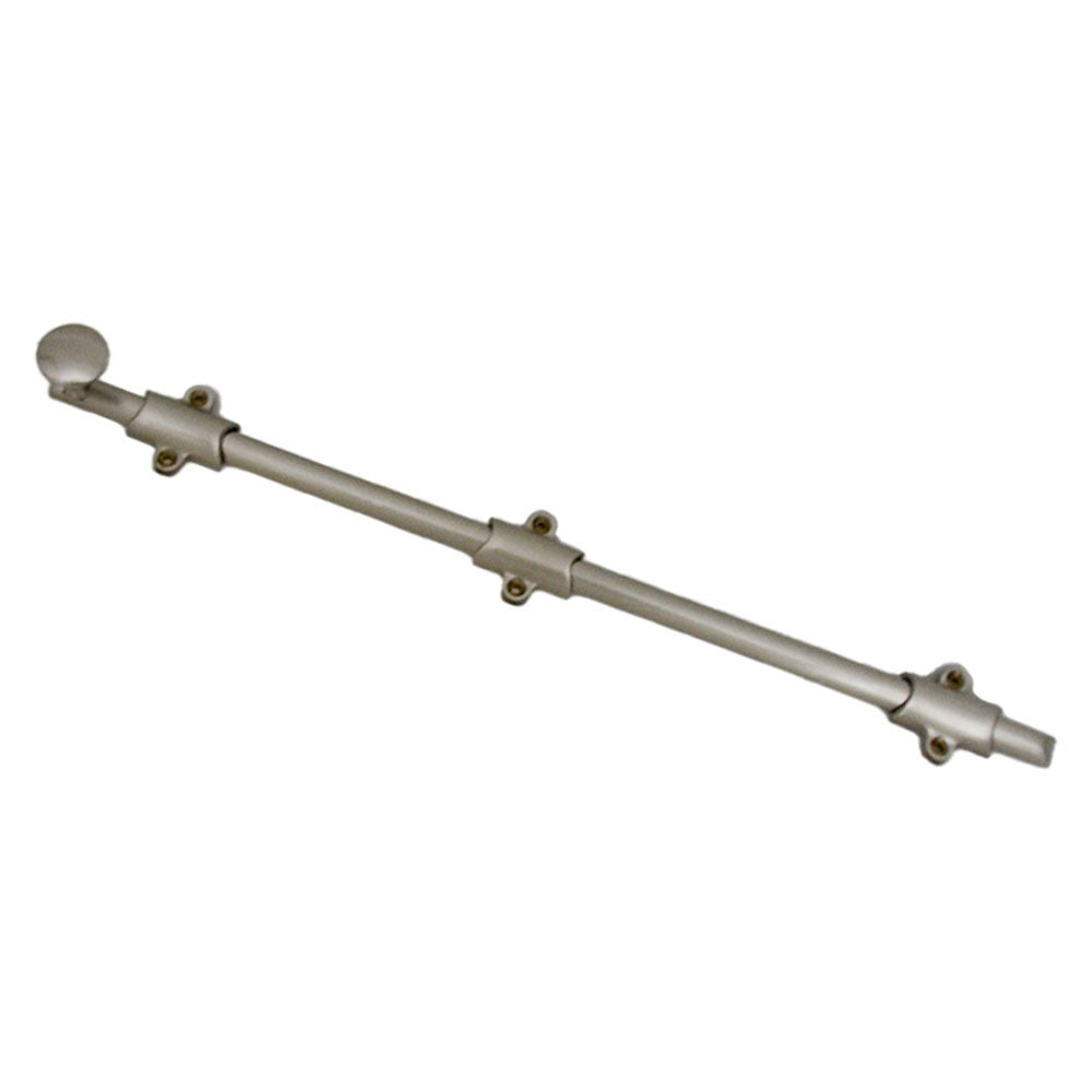 EMTEK Emtek 8513US15 Surface Bolt 18 Inch Satin Nickel 3 Strikes