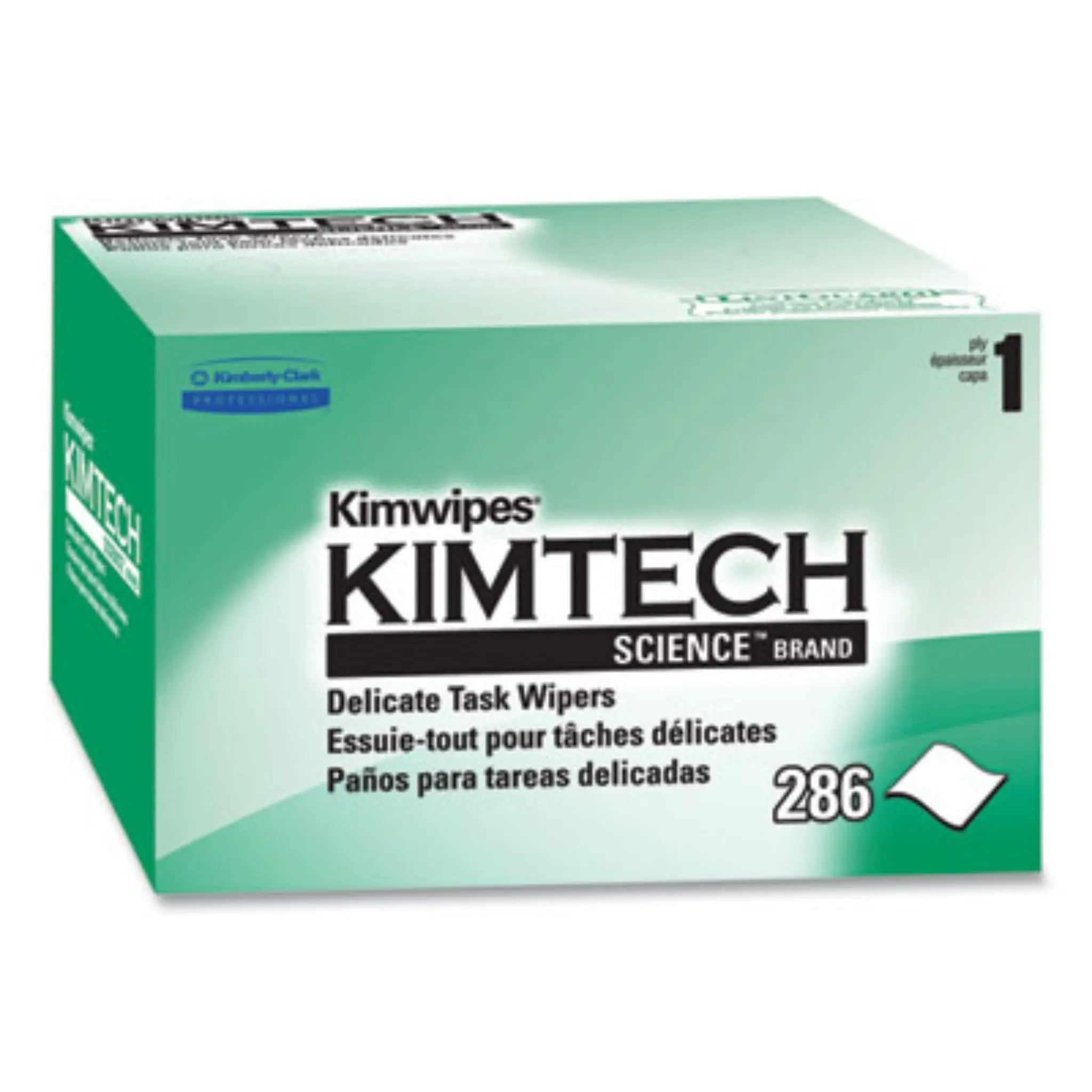 KIMBERLY-CLARK Kimberly-Clark KCC34155 Kimtech Science Kimwipes Delicate Task Wipers (4.4 x 8.4, 280 ct) KIM34155