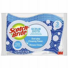 3M 3M Company 20303-8 Scrub Dots Non-scratch Sponge 3 Pack