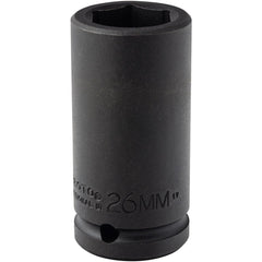 PROTO Proto J07526ML Impact Socket 3/4 in Drive 26mm 6-point