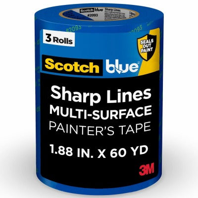 3M 3M Company 2093+-48TC3 Painters Tape 1.88in X 60yd 3-pack