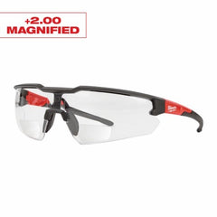 MILWAUKEE Milwaukee 48-73-2204 Safety Glasses +2.00 Clear 6 Pack
