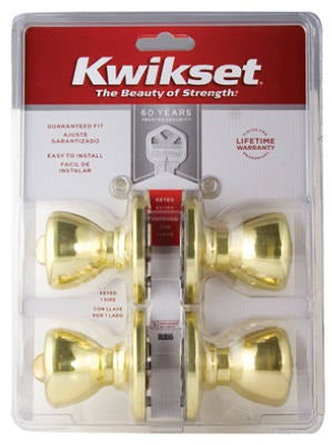 KWIKSET Kwikset 243T 3 Cp Code K2 Tylo Entry Lockset 2 Pack