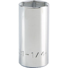 PROTO Proto J5340H Deep Hand Socket 1-1/4 in 6-point 1/2 in Drive