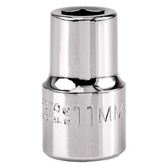 PROTO Proto J5411MH 1/2 Drive 6-point Hand Socket 11 Mm