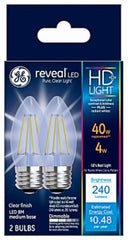 GE G E Lighting 31891 4W Led Blunt Tip Bulb 2 Pack 240 Lumens