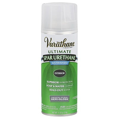 RUST-OLEUM Rust-oleum 250181 Spar Urethane Spray Semi-gloss 12 Oz