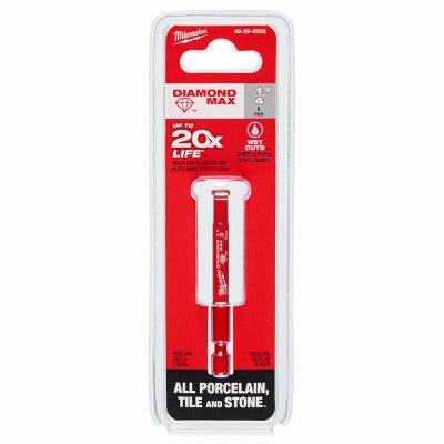 MILWAUKEE Milwaukee 49-56-0505 Diamond Max Hole Saw Bit 1/4 Inch