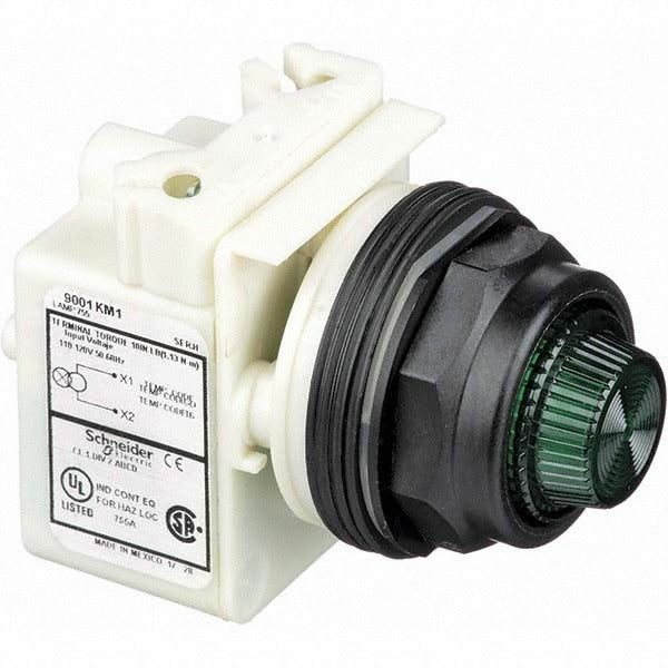 SCHNEIDER ELECTRIC Schneider Electric 9001SKP1G31 Green Indicating Light