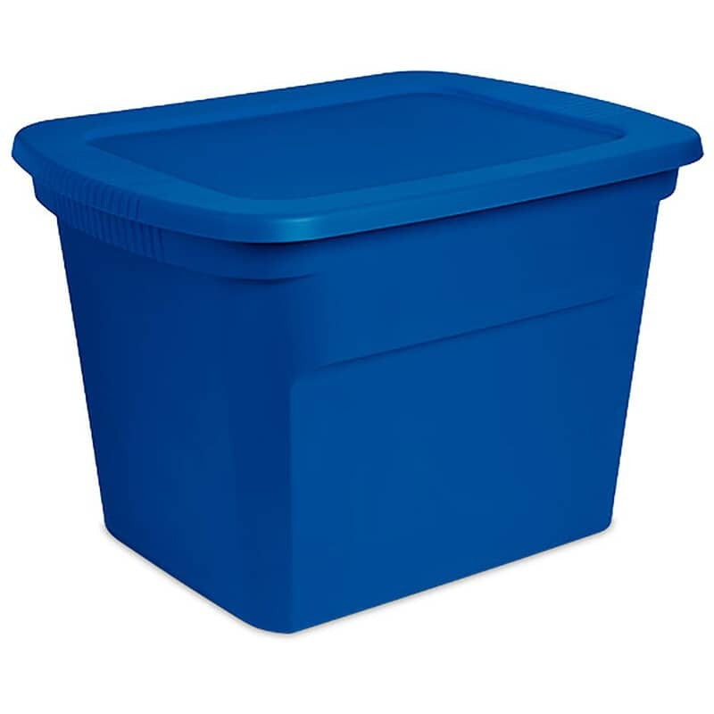 STERILITE Sterilite 17317408 Industrial Tote 18 Gallon (23-1/2 x 18-3/8 x 16-1/8 in) Pack of 8 52VN72