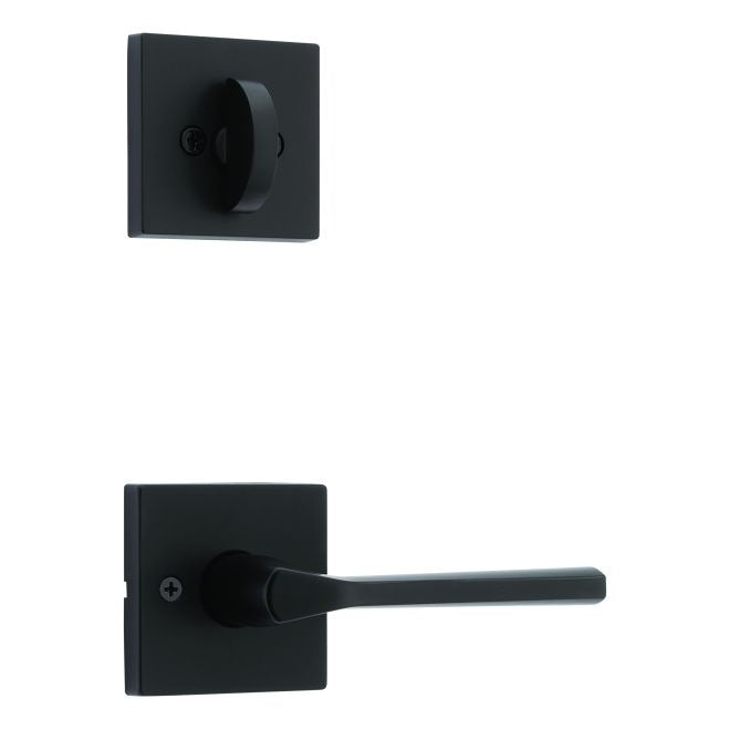 KWIKSET Kwikset 966LSLSQT-514.UNIV Lisbon Lever Trim Matte Black
