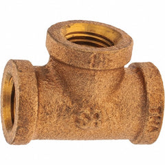 MERIT BRASS Merit Brass XB106-04 Brass Pipe Tee 1/4 in Fbspt Class 125