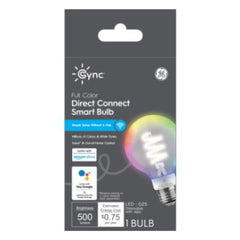 GE G E Lighting 93130169 Smart Led G25 Bulb 6W 2700K