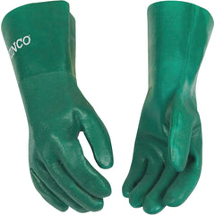 DO IT BEST Do It Best 764274 Pvc Gloves Sandy Finish Green Mens Large