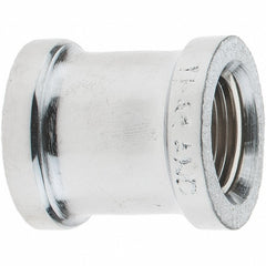 MERIT BRASS Merit Brass C111-06 Brass Pipe Coupling 3/8 in Fnpt Class 125