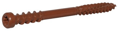 HILLMAN Hillman Fasteners 48460 3in No.10 Red Ceramic Deck Screw