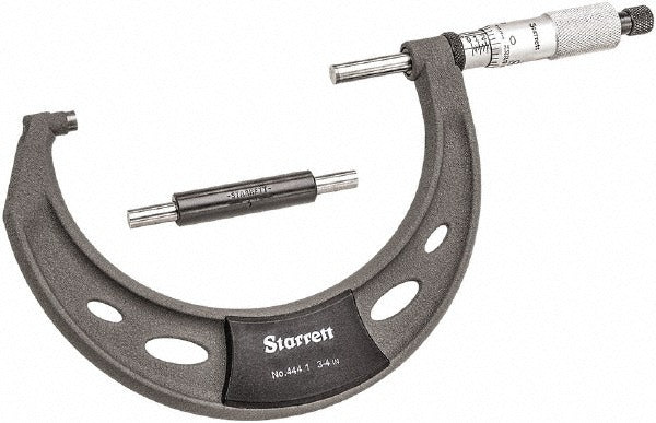 STARRETT Starrett T444.1XRL-4 Outside Micrometer 4 in Range