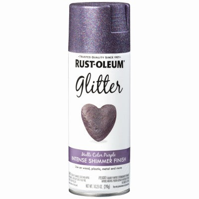 RUST-OLEUM Rust-oleum 278073 Glitter Spray Paint 10.25 Oz Purple