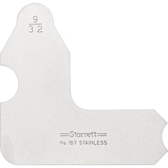 STARRETT Starrett 50638 Radius Gage 9/32 Inch Convex Concave