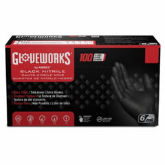 AMMEX Ammex Corporation GWBN48100 Nitrile Gloves 6 Mil Xl 100ct