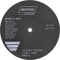 NORTON Norton 66253122817 Cut-off Wheel 10 in 46 Grit