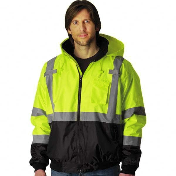 PIP Pip 333-1766-LY/XL High Visibility Jacket Xl Ansi Class 3